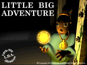 Little Big Adventure (EU) screen shot title